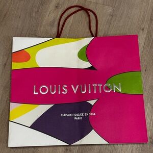 Louis Vuitton Takashi Murakami Paper Shopping Bag Large
